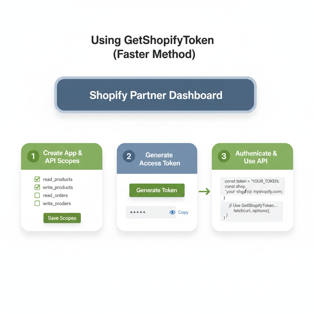 Illustration: Using GetShopifyToken (Faster Method)