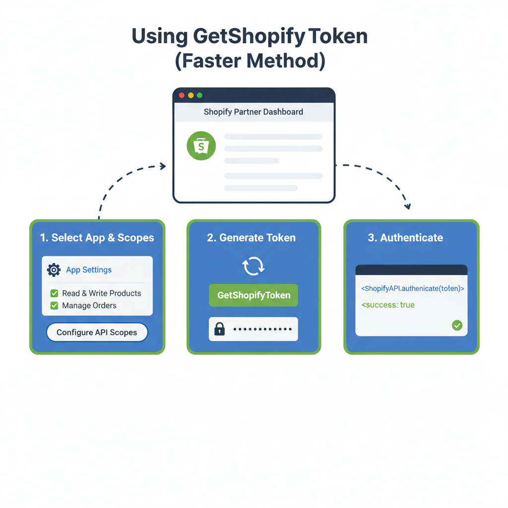 Illustration: Using GetShopifyToken (Faster Method)