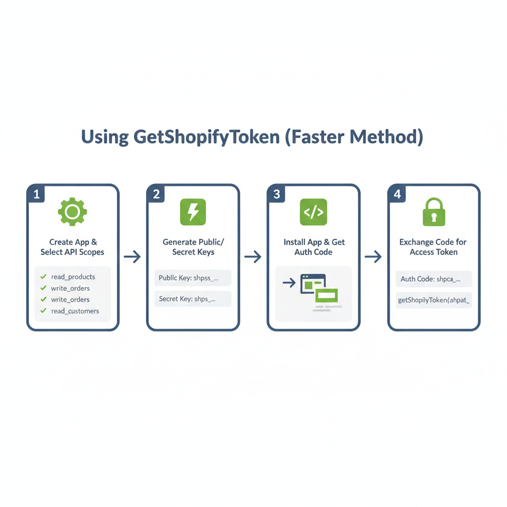 Illustration: Using GetShopifyToken (Faster Method)