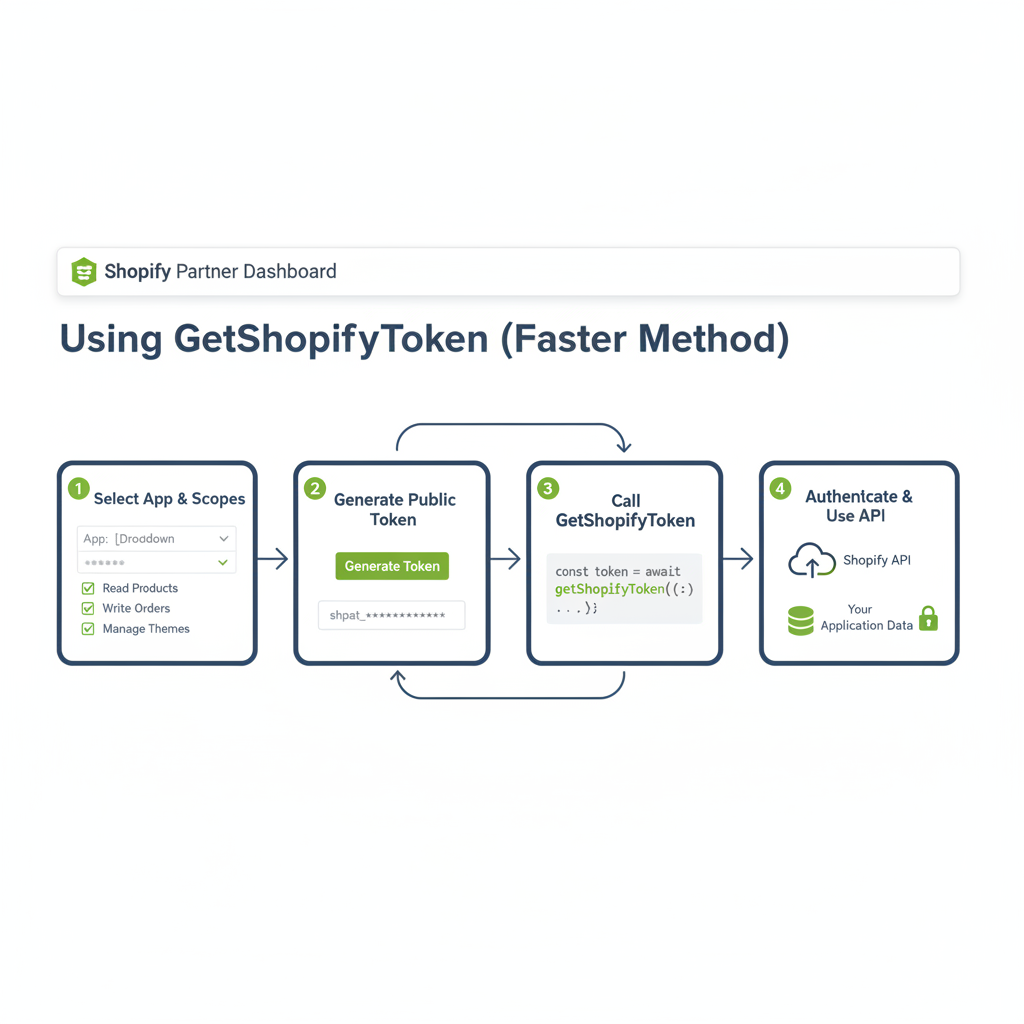 Illustration: Using GetShopifyToken (Faster Method)