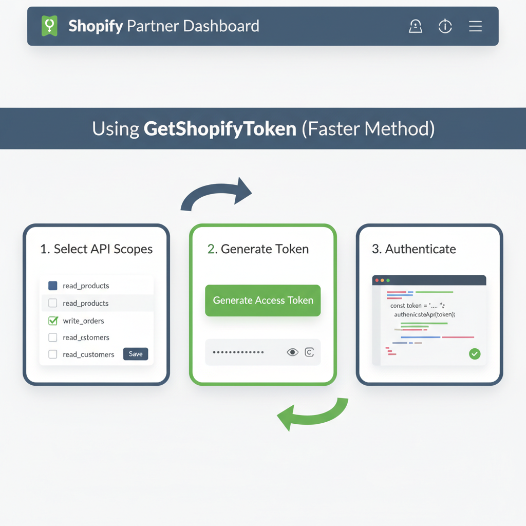 Illustration: Using GetShopifyToken (Faster Method)