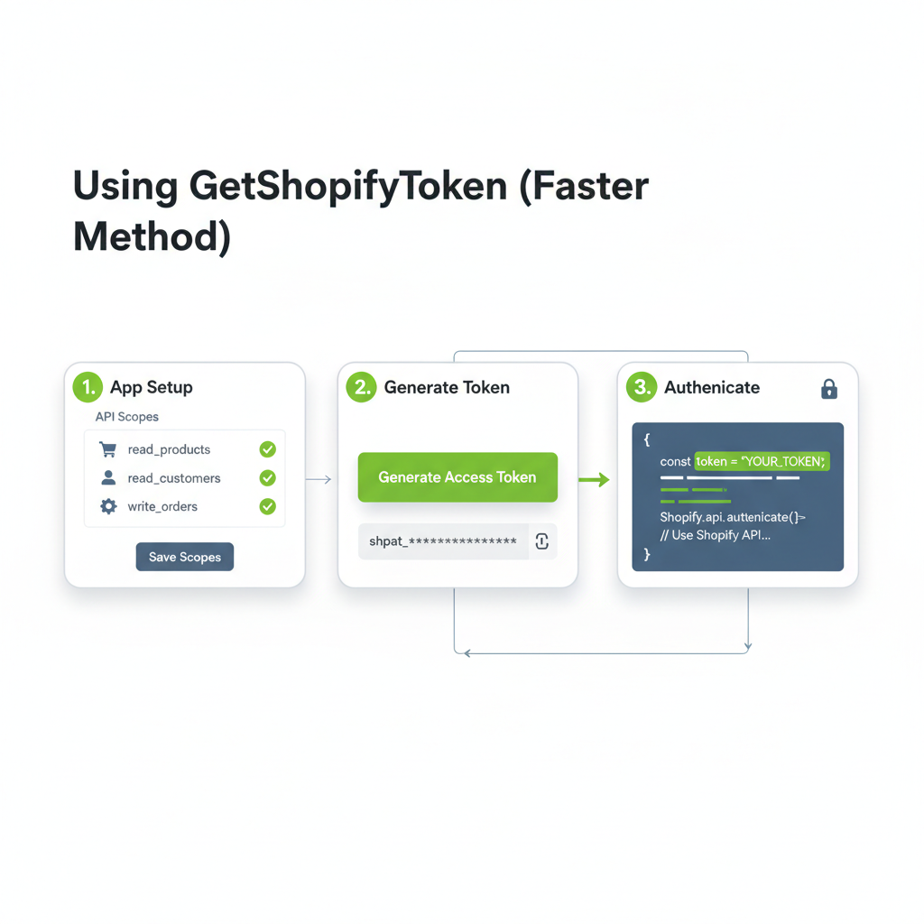 Illustration: Using GetShopifyToken (Faster Method)