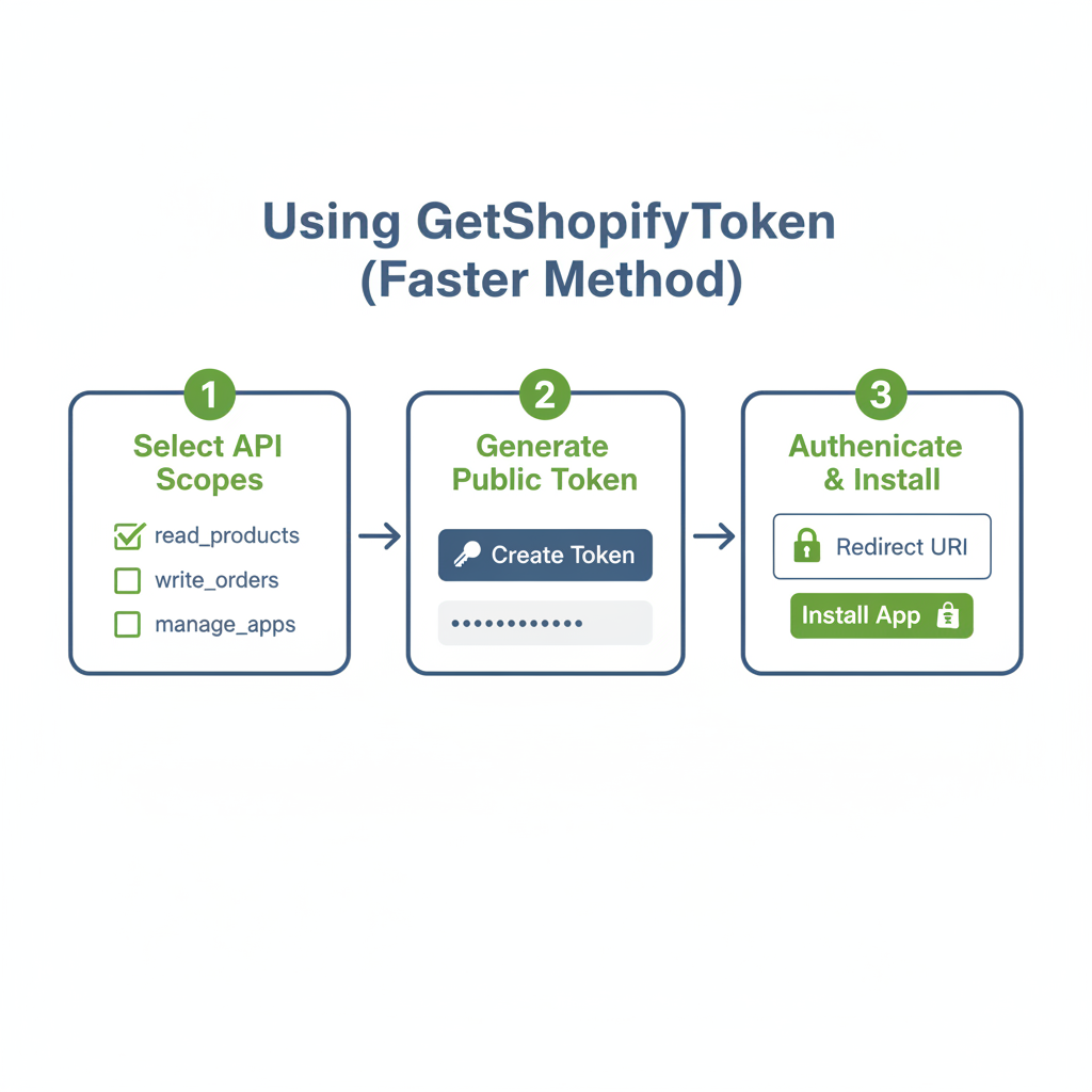 Illustration: Using GetShopifyToken (Faster Method)