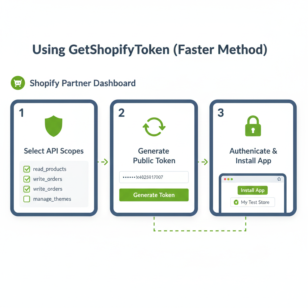 Illustration: Using GetShopifyToken (Faster Method)