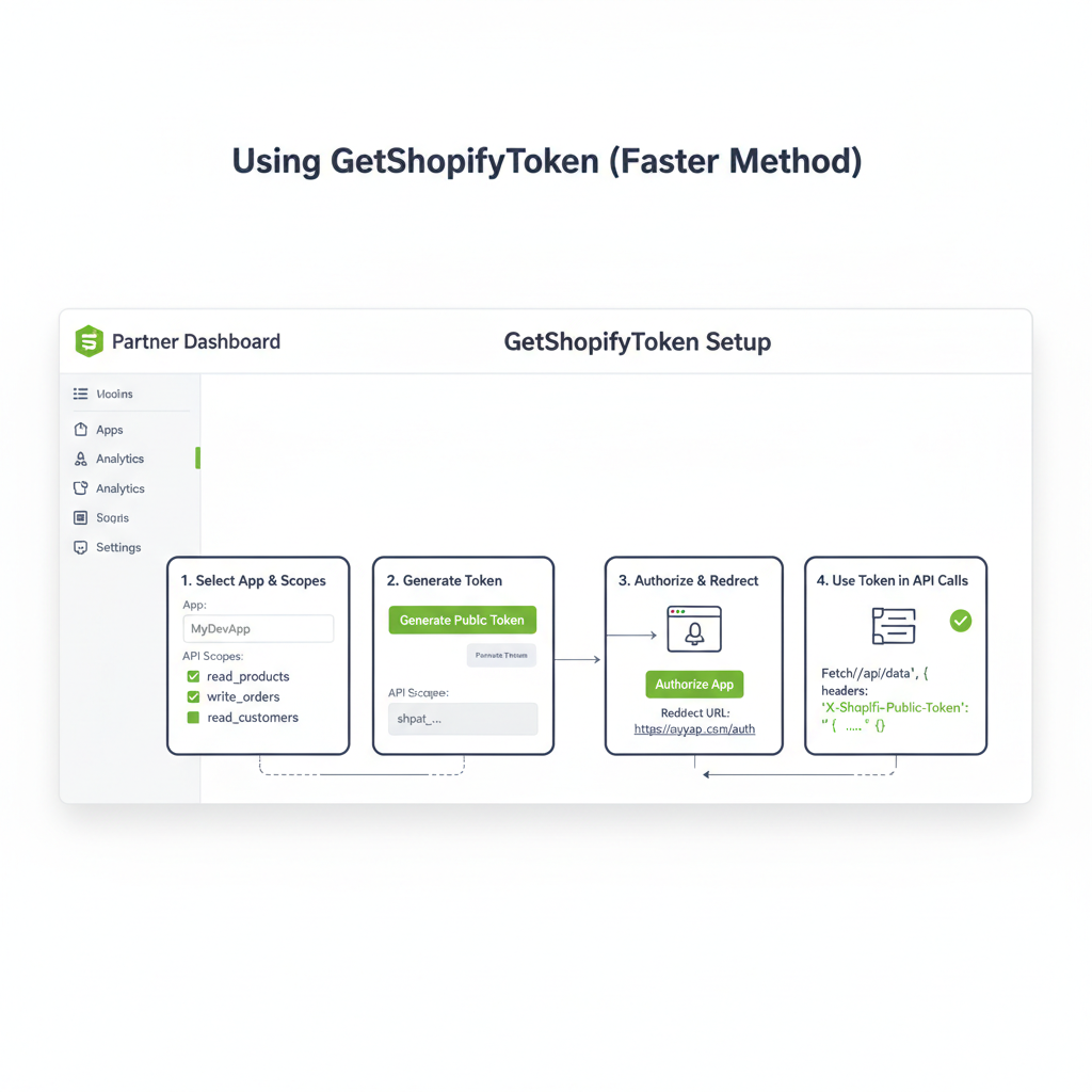 Illustration: Using GetShopifyToken (Faster Method)