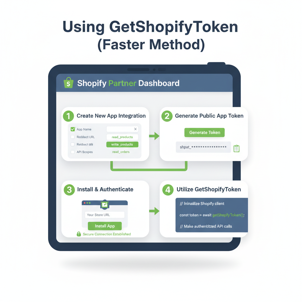 Illustration: Using GetShopifyToken (Faster Method)