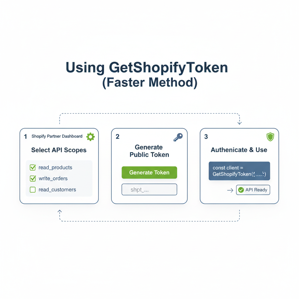Illustration: Using GetShopifyToken (Faster Method)