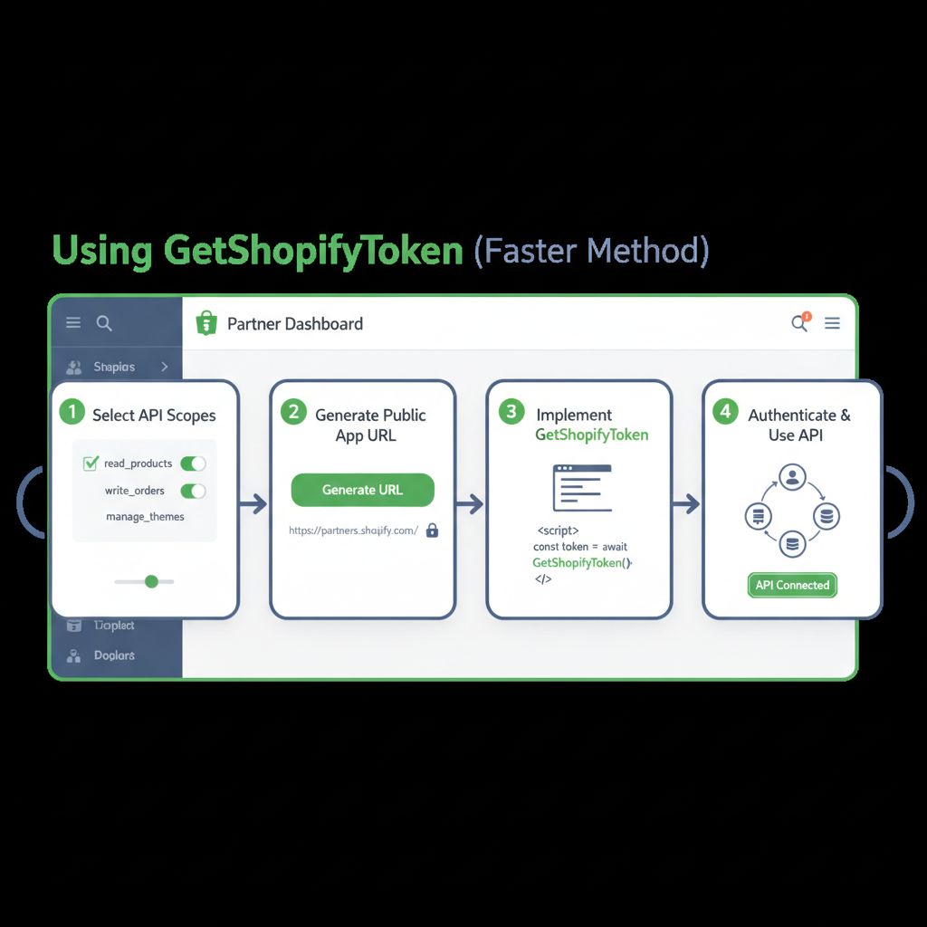 Illustration: Using GetShopifyToken (Faster Method)