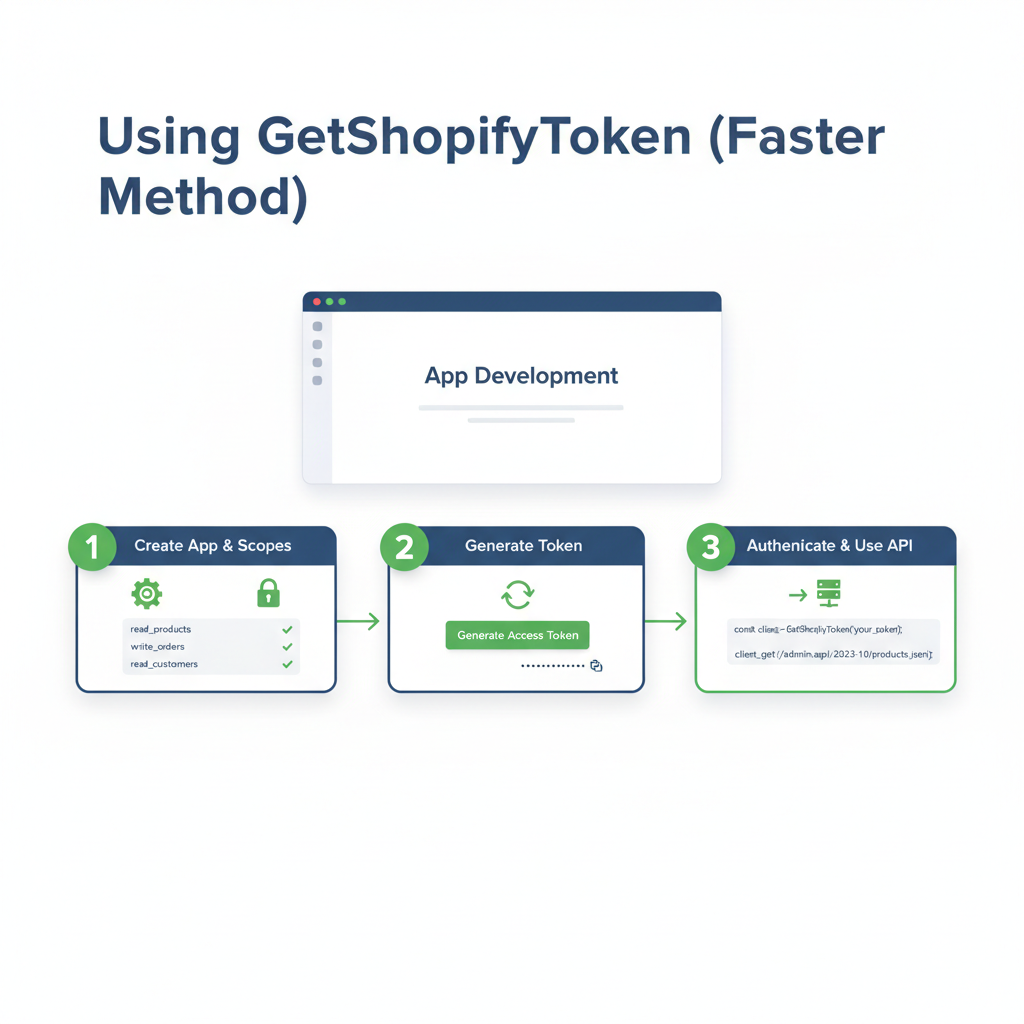 Illustration: Using GetShopifyToken (Faster Method)