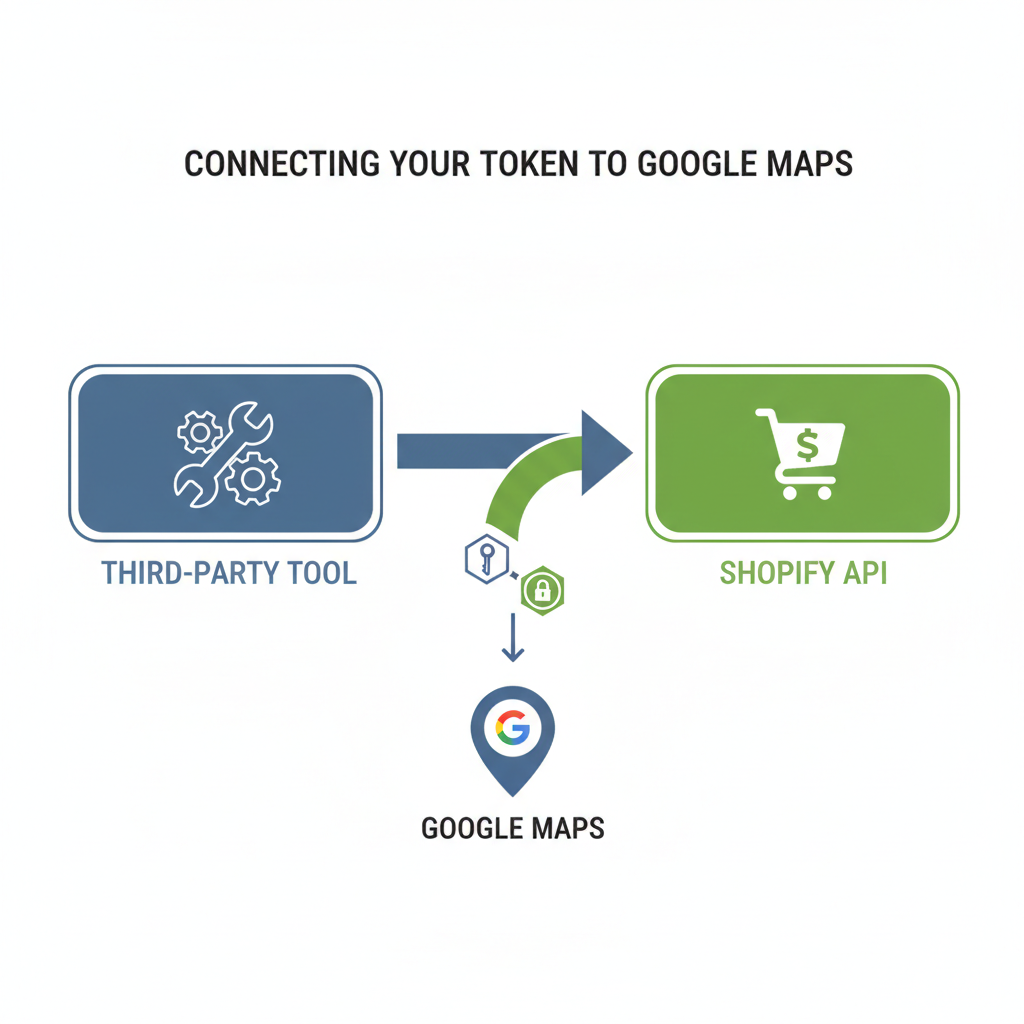 Illustration: Connecting Your Token to Google Maps