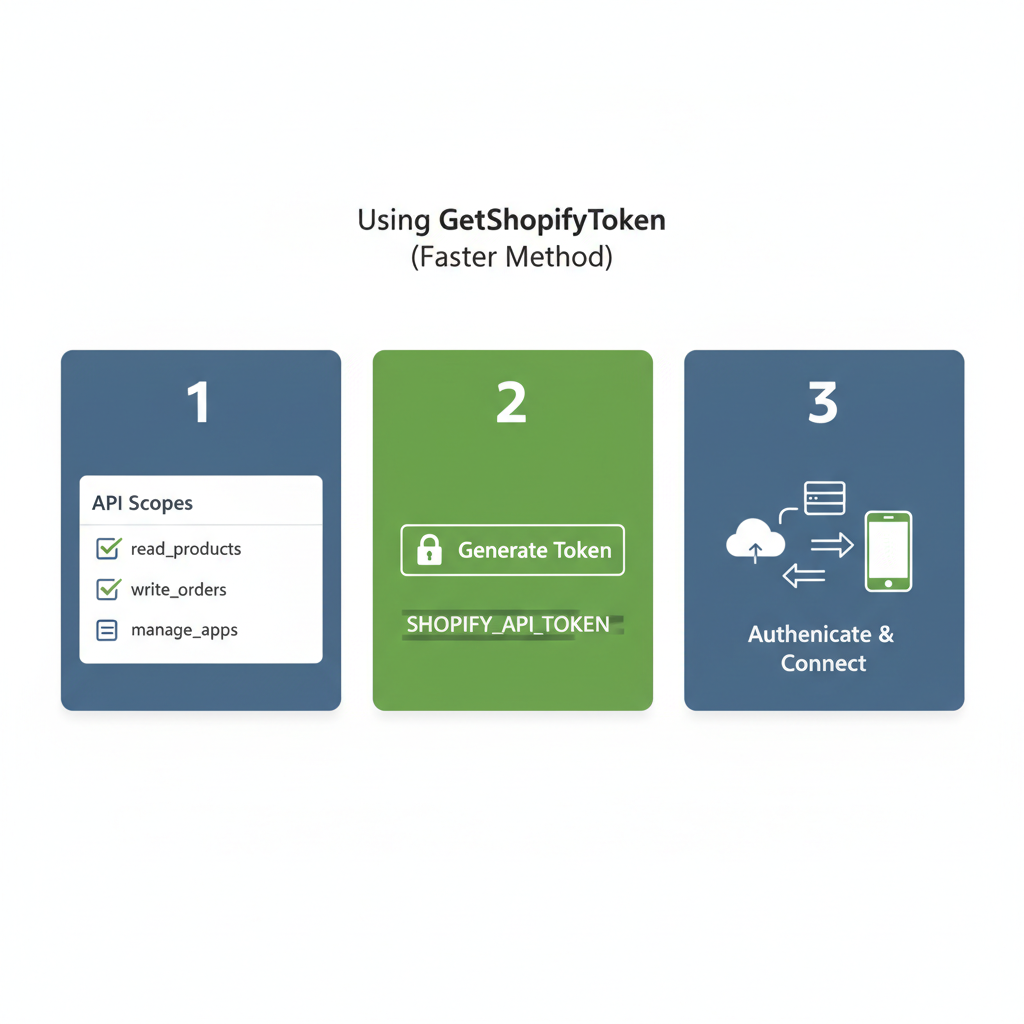 Illustration: Using GetShopifyToken (Faster Method)