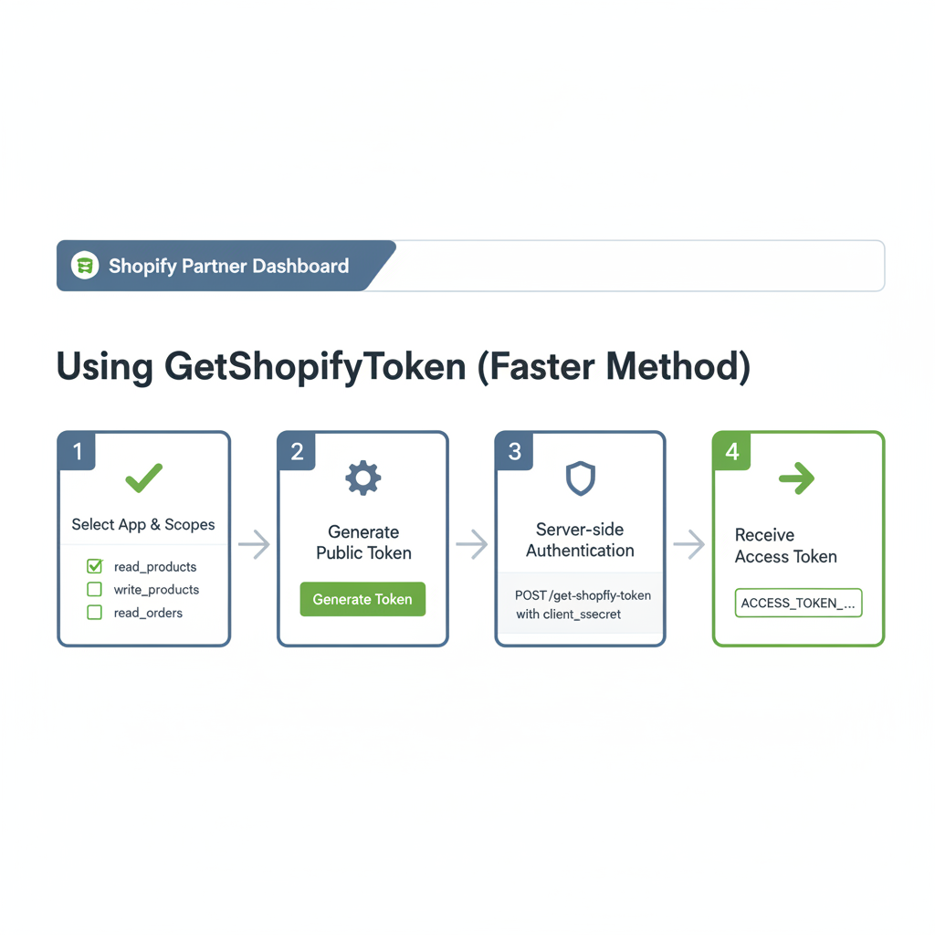 Illustration: Using GetShopifyToken (Faster Method)