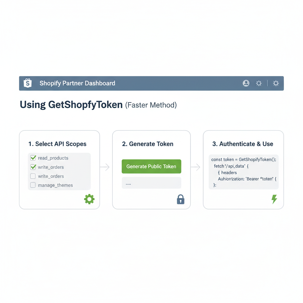 Illustration: Using GetShopifyToken (Faster Method)