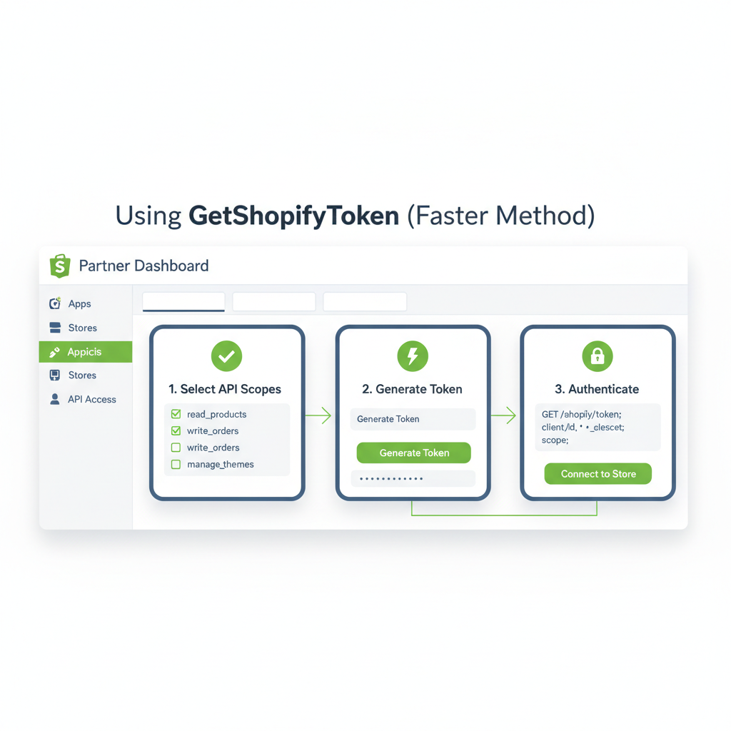 Illustration: Using GetShopifyToken (Faster Method)