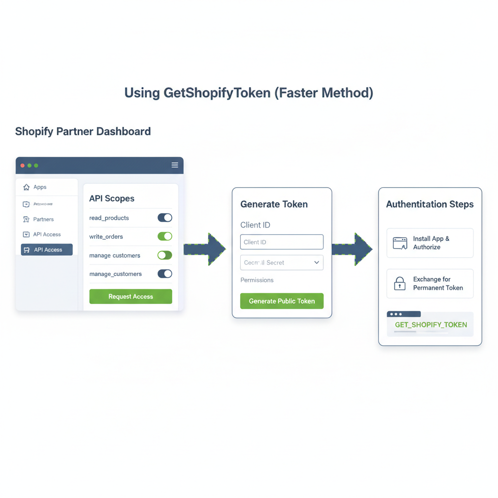 Illustration: Using GetShopifyToken (Faster Method)