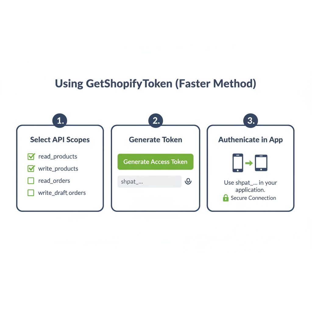 Illustration: Using GetShopifyToken (Faster Method)