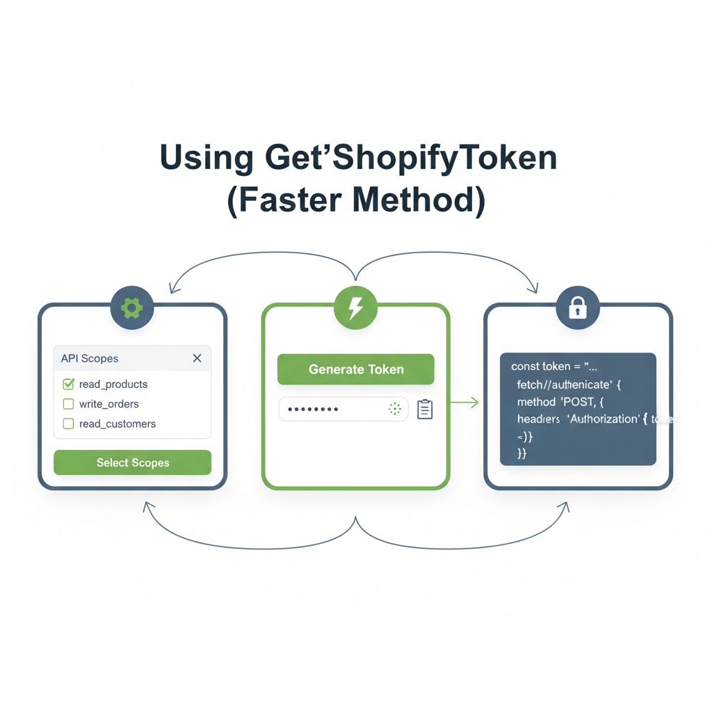 Illustration: Using GetShopifyToken (Faster Method)