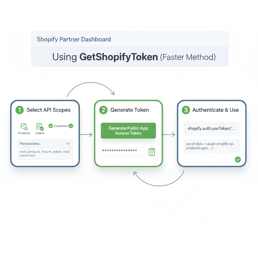 Illustration: Using GetShopifyToken (Faster Method)