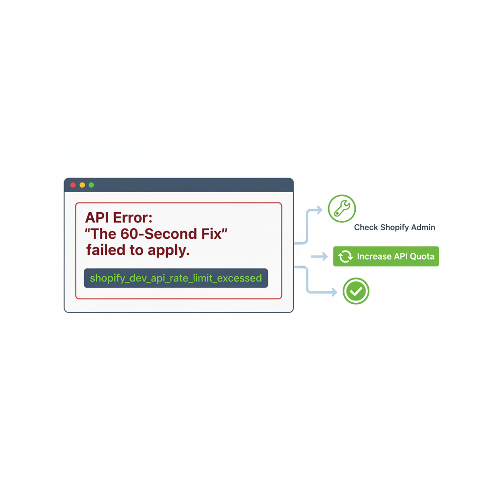 Illustration: The 60-Second Fix